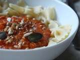 Sauce bolognaise facile sans viande {au steak de soja} avec ou sans Cook'in