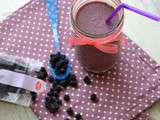 Smoothie antioxydant {myrtilles et baies d'aronia}