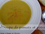 Soupe de panais et poireau