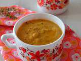 Soupe froide carotte coco