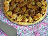 Tarte aux mirabelles et à la pistache