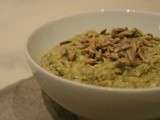 Tartinade au pesto, haricots blancs et graines de tournesol