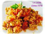 Crumble de carottes, noisettes, miel et cumin