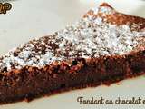 Fondant au chocolat et ricotta