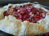 Galette z rabarbarem i truskawkami/Galette rhubarbe et fraise