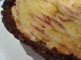 Tarte gourmande : frangipane, poire & chocolat