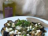 Aubergines à la feta & à la menthe