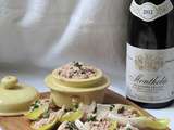 Barquettes d'endives aux rillettes de thon