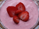 Bavarois aux fraises