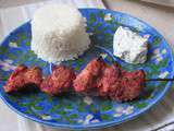 Brochettes de poulet tandoori