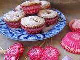 Brownies au chocolat blanc et aux framboises