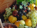 Compote de pommes et mûres au granola