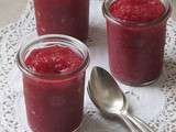 Compote de pommes & framboises