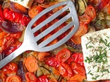 Feta rôtie aux légumes
