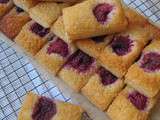 Financiers aux framboises