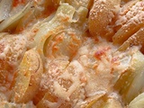 Gratin de fenouil et pommes de terre au parmesan