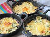 Oeufs gratinés aux fanes de betteraves