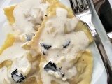 Raviolis au foie gras et à la truffe