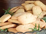 Sablés au romarin