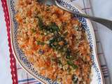 Salade de carotte & taboulé de chou-fleur