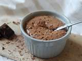 Mousse au chocolat praliné vegan