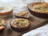 Quiche courgette petits pois