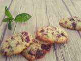 Biscuits à la menthe et pépites de chocolat