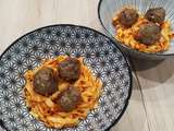 Boulettes de bœuf à l’ail noir