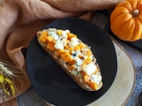 Bruchetta butternut et roquefort