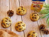 Cookies au coeur de floraline et chocolat (coeur fondant garanti)