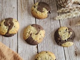 Cookies marbrés aux pépites de chocolat