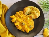 Curry aubergines et poulet