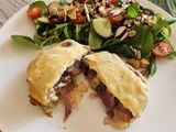 Feuilletée aux figues, brie et oignons