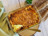 Gratin de ravioles et courgettes