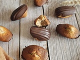 Madeleines à la crème de marron en coque chocolat