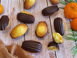 Madeleines clémentine et chocolat