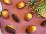 Madeleines pistache chocolat