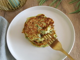 Pancakes courgettes et mozza