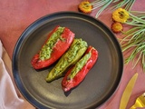 Poivrons farcis épinards et ricotta