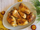 Poulet grillé mariné à la noix de pèbè