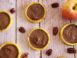 Tartelettes pommes, noix de pécan & chocolat