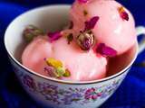 Bouza al ward, glace au sirop de rose