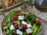 Salade de feta et concombre