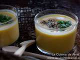 Soupe de potiron, lait de coco et quinoa