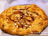 Tarte rustique nectarine et amandes