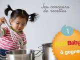 Jeu concours de recettes : 1 Nutribaby et des cadeaux Babymoov à gagner