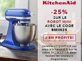 Bons de réduction chez KitchenAid ! -15% à -25%