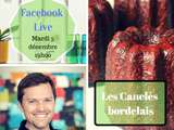 Canelés en facebook live mardi 5 décembre à 19H00