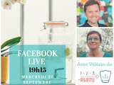 Facebook live le 27 septembre à 19h15