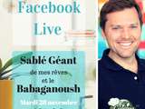 Facebook live Mardi 28 novembre à 19h00